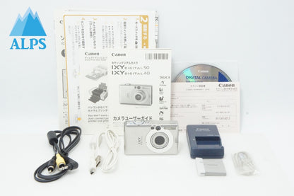 Canon キヤノン IXY DIGITAL 50 コンパクトデジタルカメラ シルバー 260618n
