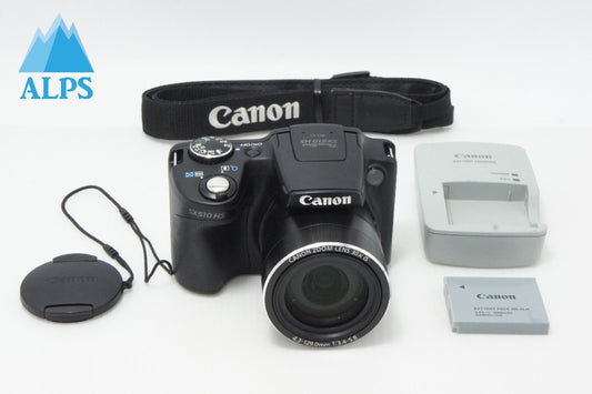 Excellent condition Canon PowerShot SX510 HS Compact Digital Camera Black 260618r