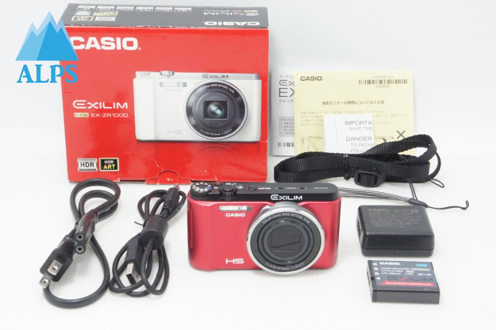 CASIO カシオ EXILIM EX-ZR1000 コンパクトデジタルカメラ レッド 元箱付 260618p