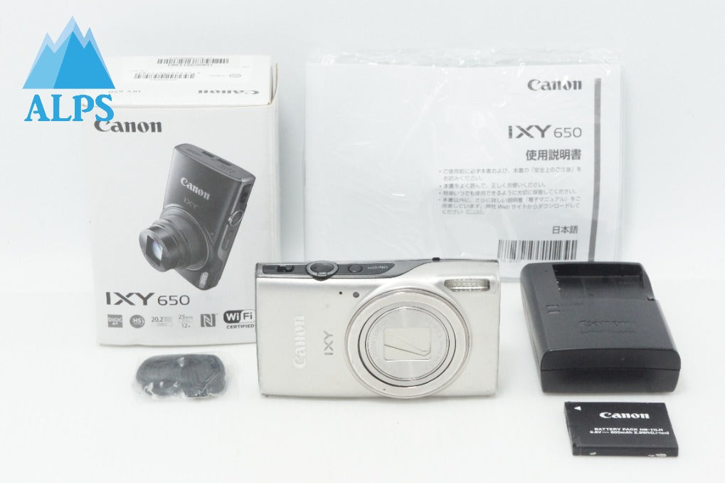 Canon キヤノン IXY 650 コンパクトデジタルカメラ シルバー 元箱付 260617h