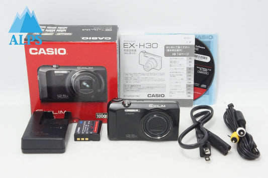 CASIO カシオ EXILIM EX-H30 コンパクトデジタルカメラ ブラック 元箱付 260612l