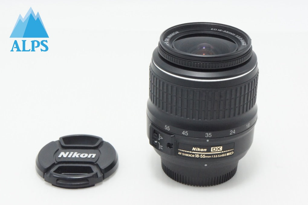 良品 Nikon ニコン AF-S DX NIKKOR 18-55mm F3.5-5.6G ED II APS-C ズームレンズ 260620ab