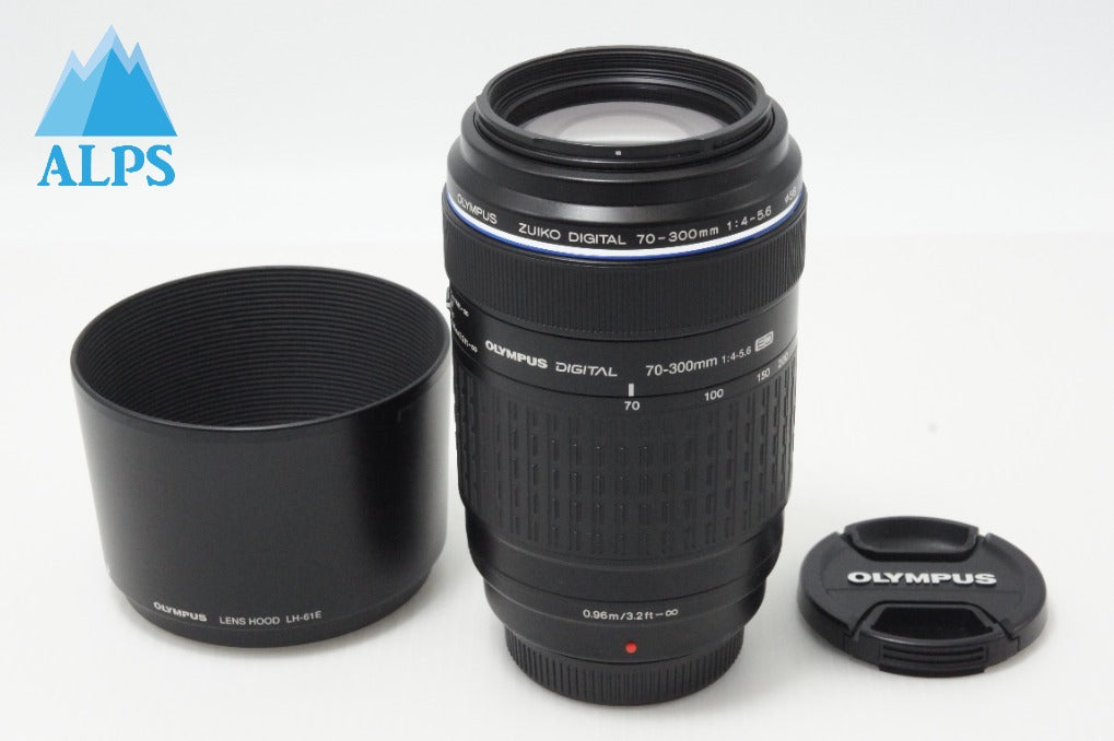 OLYMPUS オリンパス ZUIKO DIGITAL ED 70-300mm F4-5.6 フォーサーズ ズームレンズ フード付 260620c