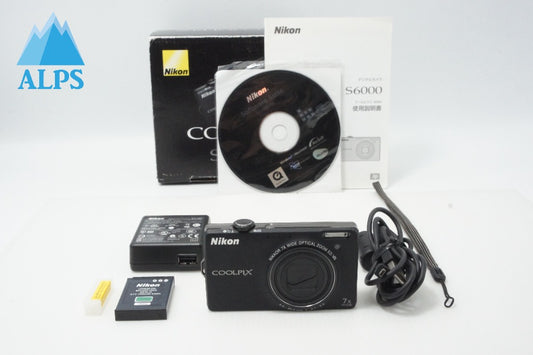 Nikon ニコン COOLPIX S6000 コンパクトデジタルカメラ ノーブルブラック 元箱付 260616aj
