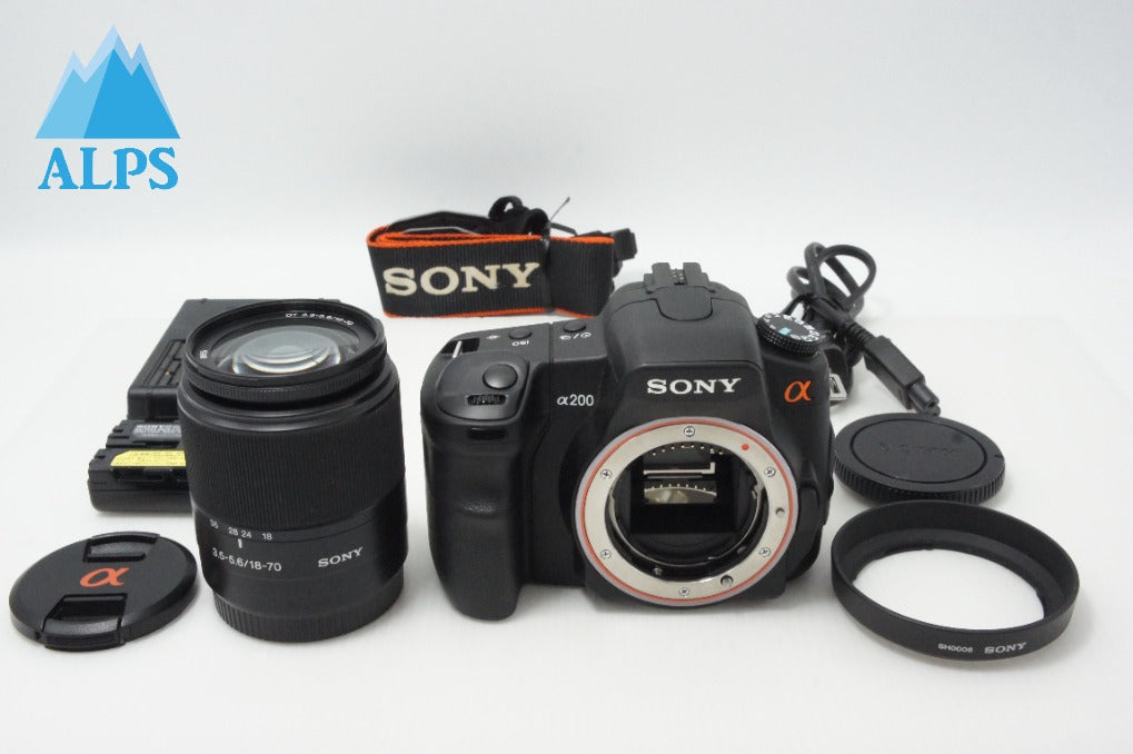 SONY ソニー α200 レンズキット DSLR-A200K (DT 18-70mm F3.5-5.6 SAL1870) デジタル一眼レフカメラ 260623g