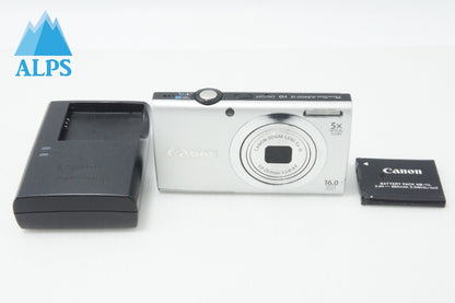 良品 Canon キヤノン PowerShot A2400 IS コンパクトデジタルカメラ シルバー 260624ax