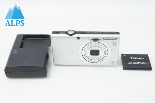 Excellent Canon PowerShot A2400 IS Compact Digital Camera Silver 260624ax