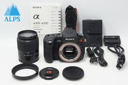 美品 SONY ソニー α300 ボディ + DT 18-70mm レンズキット デジタル一眼レフカメラ 260624n
