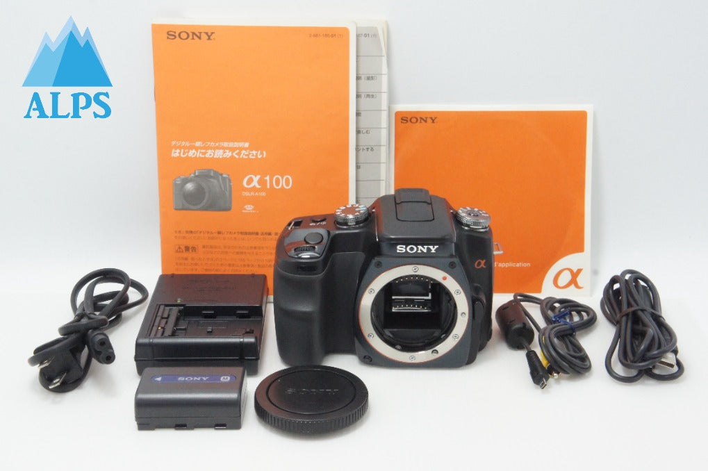 美品 SONY ソニー α100 DSLR-A100 ボディ デジタル一眼レフカメラ 260624t