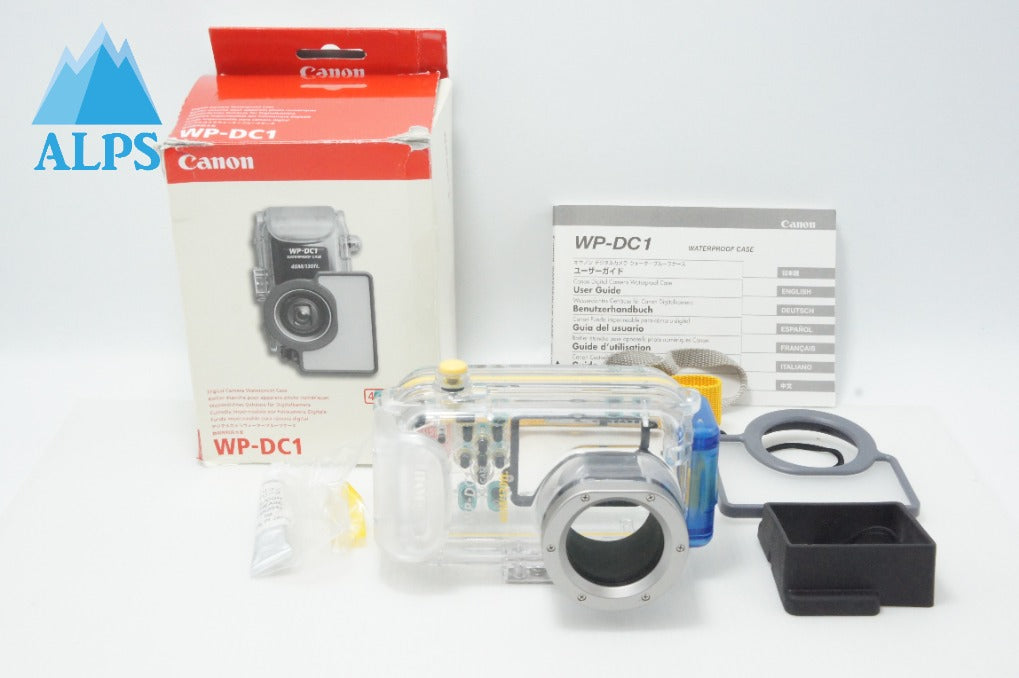 良品 Canon キヤノン ウォータープルーフケース WP-DC1 元箱付 260624s