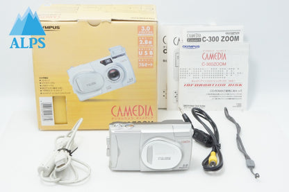 OLYMPUS オリンパス CAMEDIA C-300 ZOOM コンパクトデジタルカメラ シルバー 元箱付 260624u