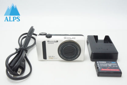 CASIO カシオ HIGH SPEED EXILIM EX-ZR300 コンパクトデジタルカメラ ホワイト 260619r