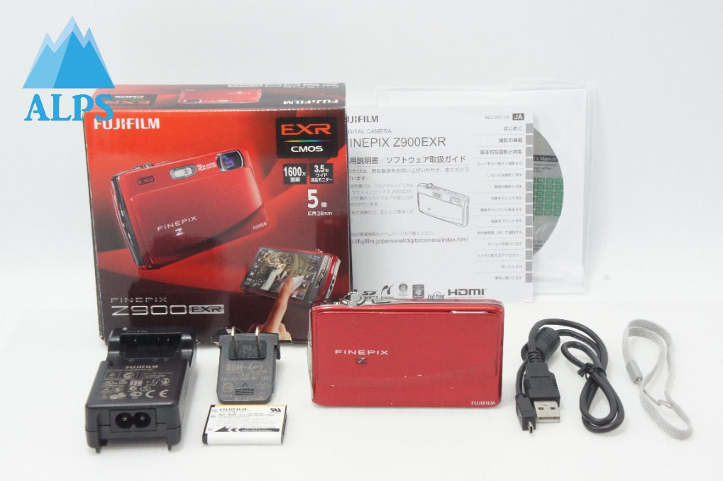 FUJIFILM フジフィルム FinePix Z900EXR コンパクトデジタルカメラ レッド 元箱付 260625r