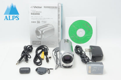 美品 JVC ケンウッド Everio GZ-MG250 デジタルビデオカメラ シルバー 260625l