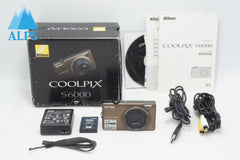 良品 Nikon ニコン COOLPIX S6000 コンパクトデジタルカメラ ソフトブラウン 元箱付 260626an