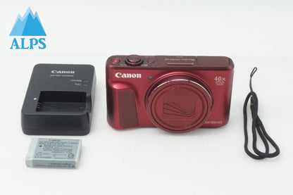 美品 Canon キヤノン PowerShot SX720 HS コンパクトデジタルカメラ レッド 260626ao