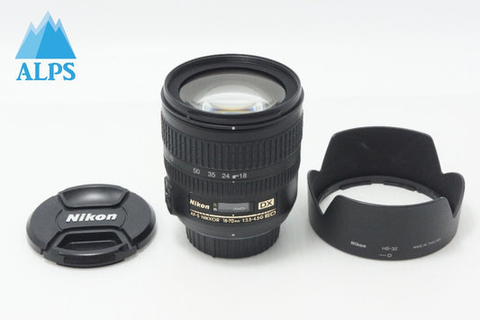 美品 Nikon ニコン AF-S DX ZOOM NIKKOR 18-70mm F3.5-4.5G IF ED APS-C ズームレンズ フード付 260626n