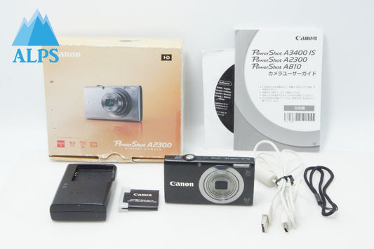 Excellent Condition Canon PowerShot A2300 Compact Digital Camera Black With Original Box 260626w