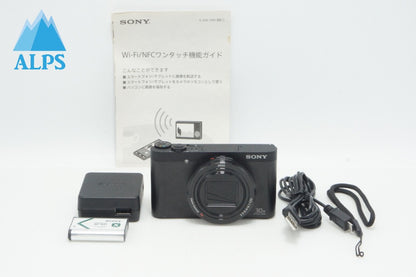 美品 SONY ソニー Cyber-shot DSC-WX500 コンパクトデジタルカメラ ブラック 260630d