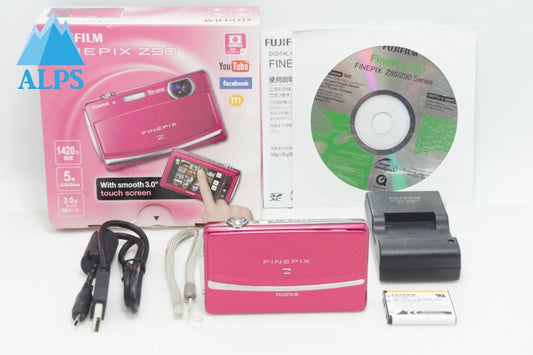 Excellent Condition FUJIFILM FinePix Z90 Compact Digital Camera Pink with Original Box 260630f