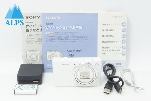 Excellent Condition SONY Cyber-shot DSC-WX350 Compact Digital Camera White 260630g