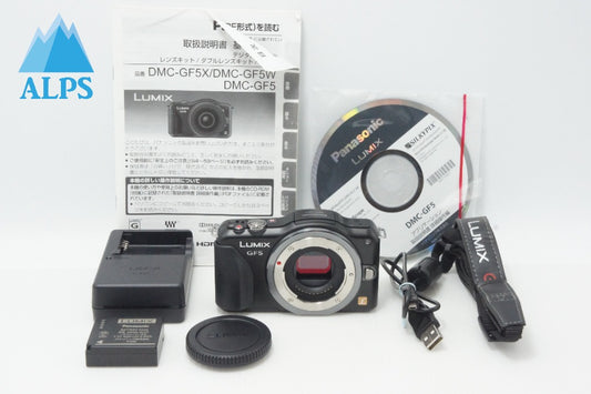 Excellent condition Panasonic LUMIX DMC-GF5 body mirrorless interchangeable lens camera black 260630r