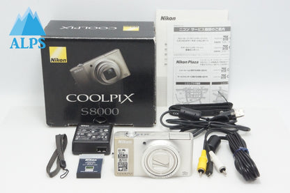 Nikon ニコン COOLPIX S8000 コンパクトデジタルカメラ シャンパンゴールド 元箱付 260630s
