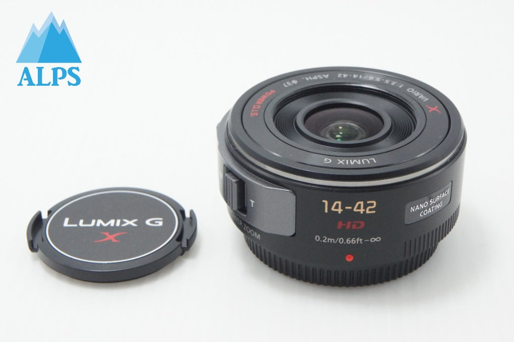Panasonic LUMIX G X VARIO PZ 14-42mm F3.5-5.6 ASPH. POWER O.I.S. H-PS14042 マイクロフォーサーズ ブラック 260630t