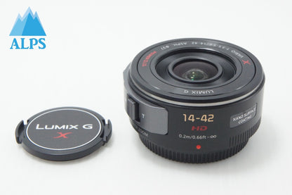 Panasonic LUMIX G X VARIO PZ 14-42mm F3.5-5.6 ASPH. POWER O.I.S. H-PS14042 マイクロフォーサーズ ブラック 260630t