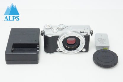 良品 Nikon ニコン 1 J5 ボディ ミラーレス一眼カメラ シルバー 260630u