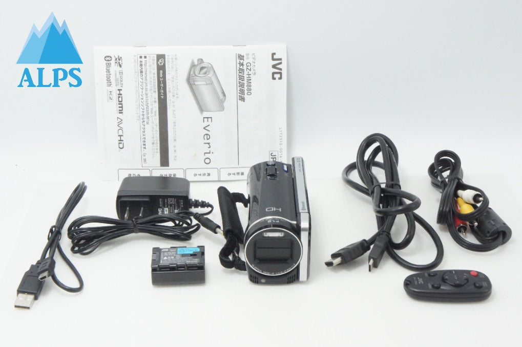 美品 JVC ケンウッド Everio GZ-HM880 デジタルビデオカメラ ブラック 260701ab