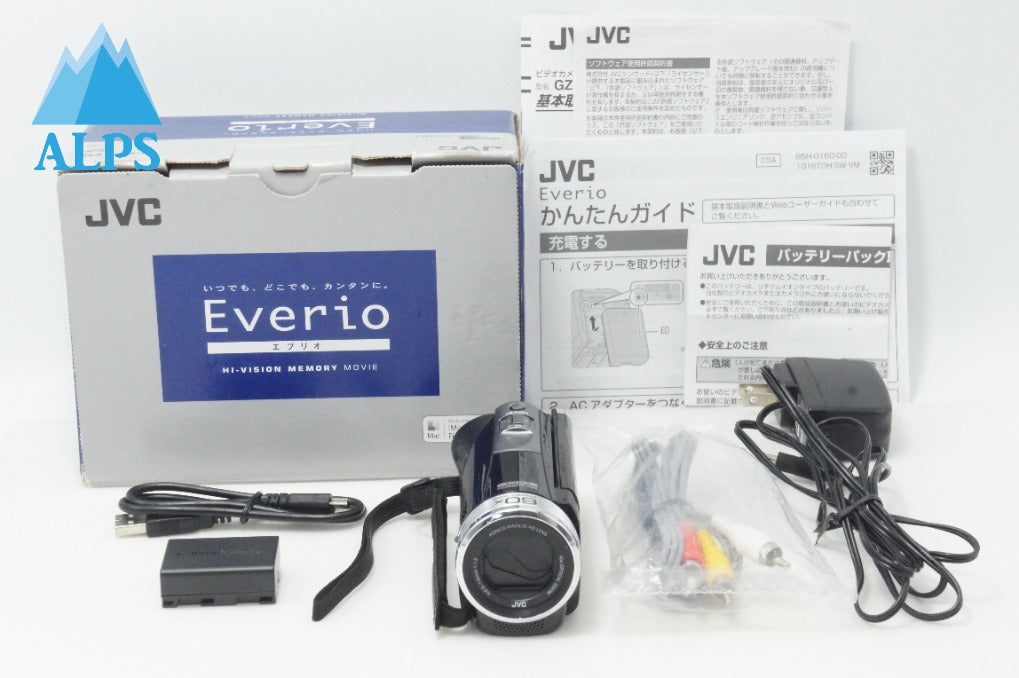美品 JVC ケンウッド Everio GZ-E115 デジタルビデオカメラ ブラック 元箱付 260701f