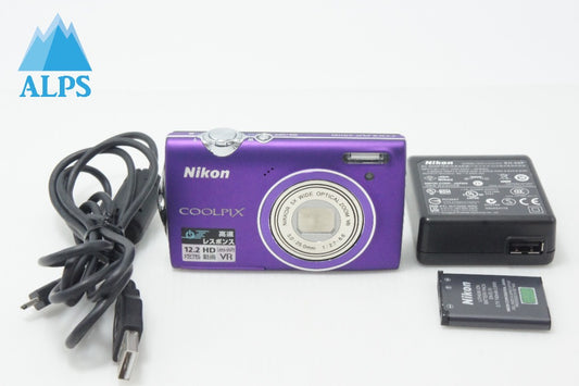 Nikon COOLPIX S5100 Compact Digital Camera Light Purple 260701g