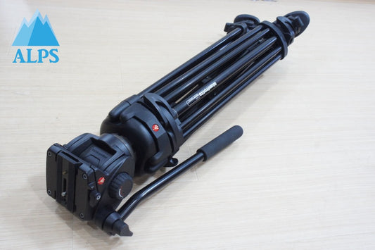 Excellent condition Manfrotto 546B Tripod + 501HDV Fluid Head with Bag 260701h