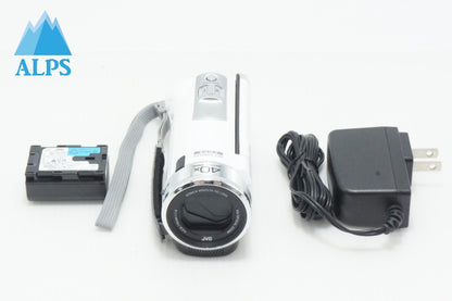 美品 JVC ケンウッド Everio GZ-HM33 デジタルビデオカメラ ホワイト 260701p