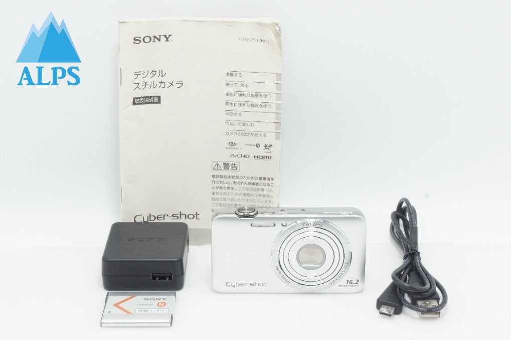 美品 SONY ソニー Cyber-shot DSC-WX30 コンパクトデジタルカメラ シルバー 260701r