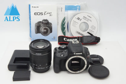 Canon キヤノン EOS Kiss X7 ボディ + EF-S 18-55mm IS STM レンズキット デジタル一眼レフカメラ 260702s