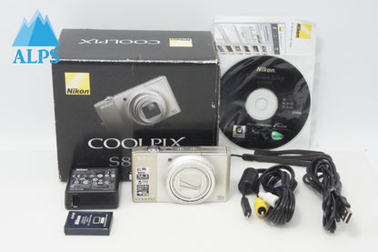 Nikon ニコン COOLPIX S8000 コンパクトデジタルカメラ シャンパンシルバー 元箱付 260703aj