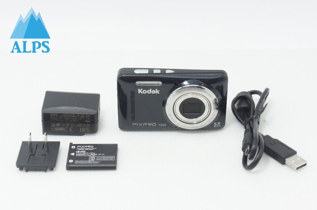 良品 Kodak コダック PIXPRO FZ53 コンパクトデジタルカメラ ブラック 260703ay