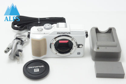 OLYMPUS オリンパス PEN Lite E-PL2 ボディ ミラーレス一眼カメラ ホワイト 260703j