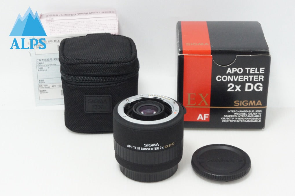 美品 SIGMA シグマ APO TELE CONVERTER 2X EX DG テレコンバーター PENTAX ペンタックス Kマウント 元箱付 260703t