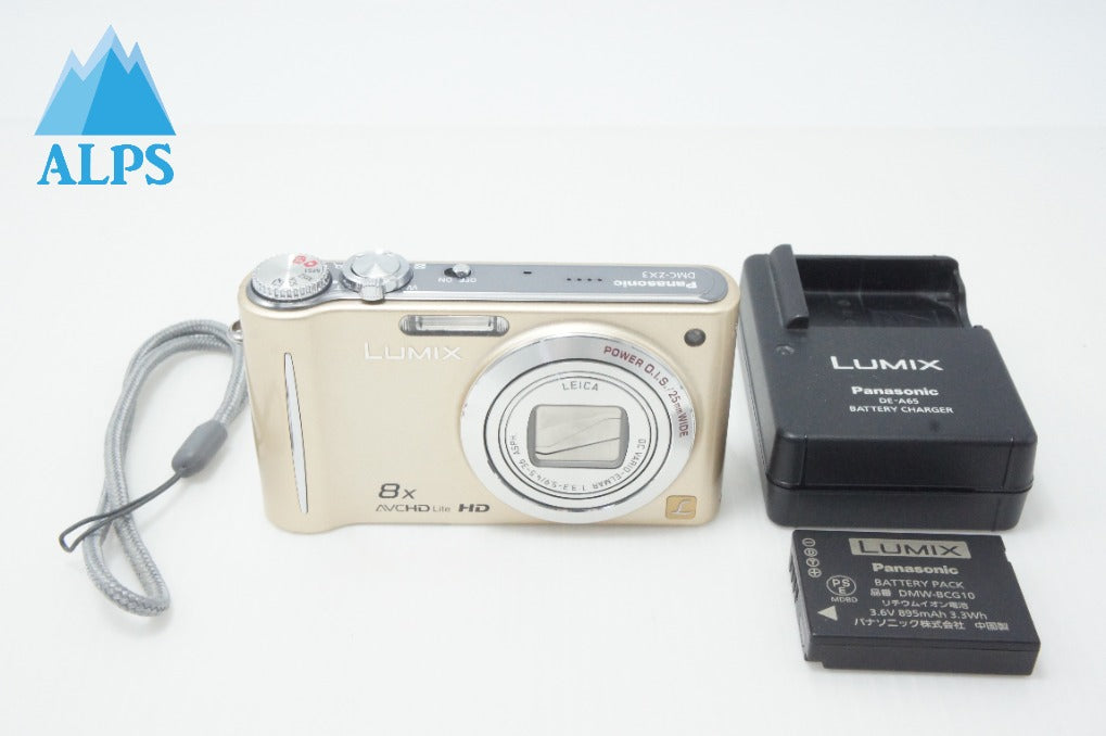 Panasonic パナソニック LUMIX DMC-ZX3 コンパクトデジタルカメラ ゴールド 260706ag