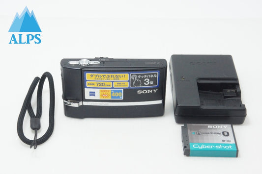 良品 SONY ソニー Cyber-shot DSC-T50 コンパクトデジタルカメラ ブラック 260706b
