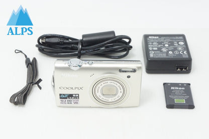 美品 Nikon ニコン COOLPIX S5100 コンパクトデジタルカメラ ウォームシルバー 260706m