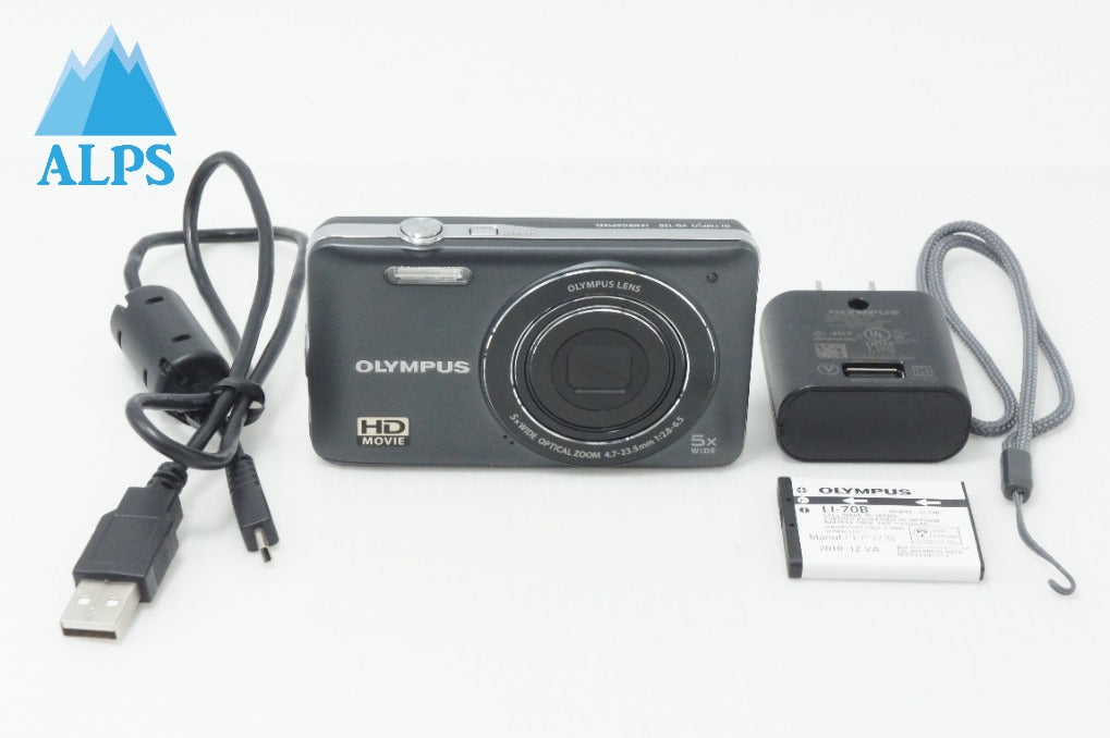 良品 OLYMPUS オリンパス VG-120 コンパクトデジタルカメラ ブラック 260706w