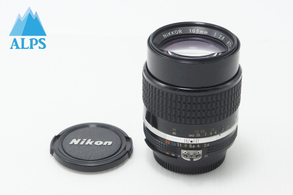Nikon ニコン Ai-S Nikkor 105mm F2.5 MF 単焦点レンズ 260707ac