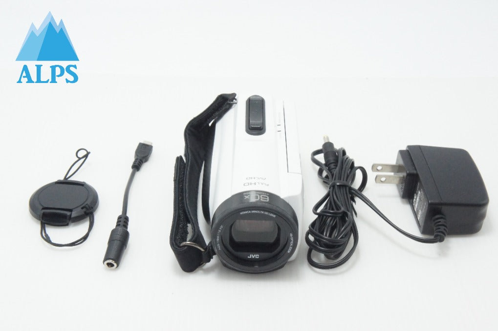 美品 JVC ケンウッド GZ-F270 デジタルビデオカメラ ホワイト 260708am