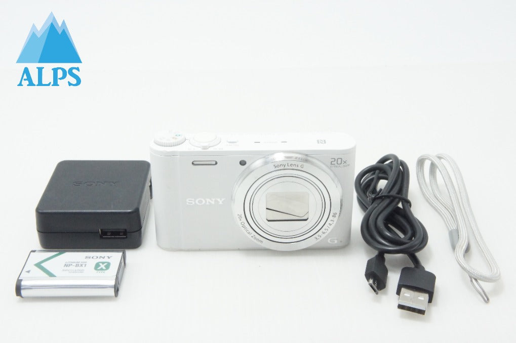 美品 SONY ソニー Cyber-shot DSC-WX350 コンパクトデジタルカメラ ホワイト 260708an