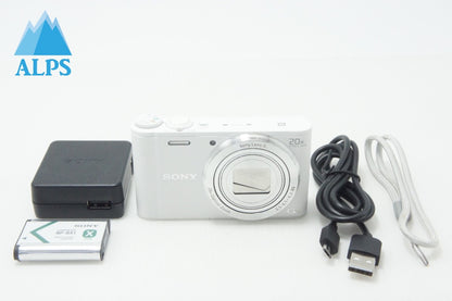 美品 SONY ソニー Cyber-shot DSC-WX350 コンパクトデジタルカメラ ホワイト 260708an