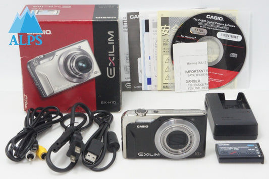 Excellent Condition CASIO EXILIM EX-H10 Compact Digital Camera Black With Original Box 260708f